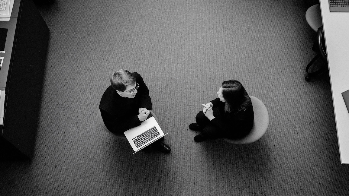 We talk.